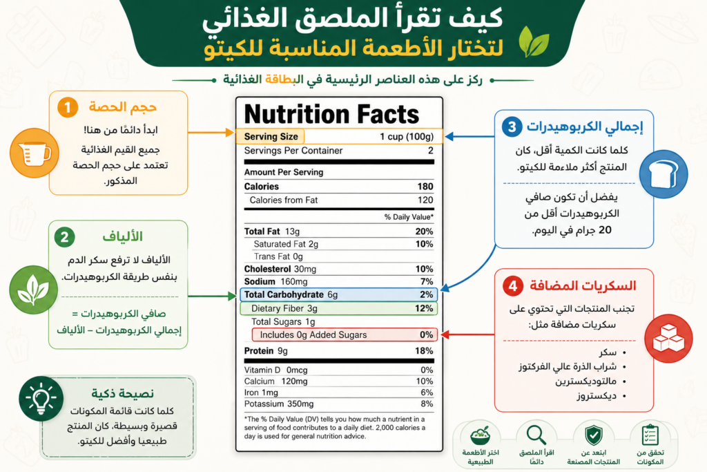 كيف تقرأ البطاقة الغذائية؟
